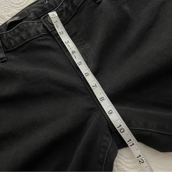 Simply Vera Vera Wang Jeans Skinny Stretch Denim Size 14 Black - Picture 11 of 14